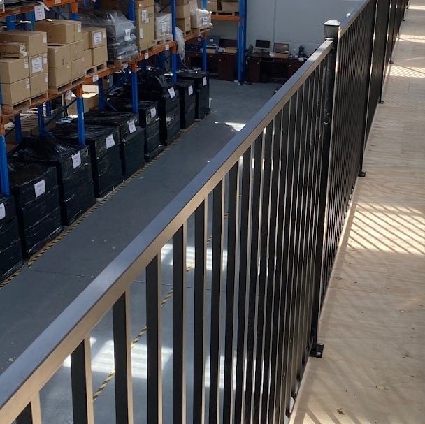 StairFlex© Steel Fence Panel - Satin Black