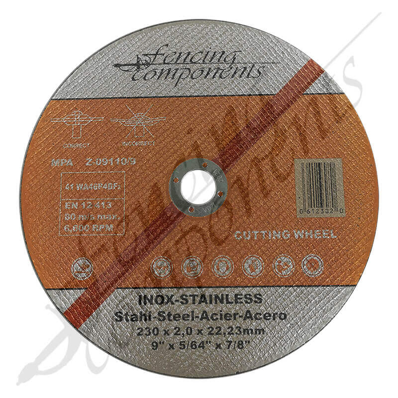 Cutting Disc Wheel for Angle Grinder S/S - 1mm