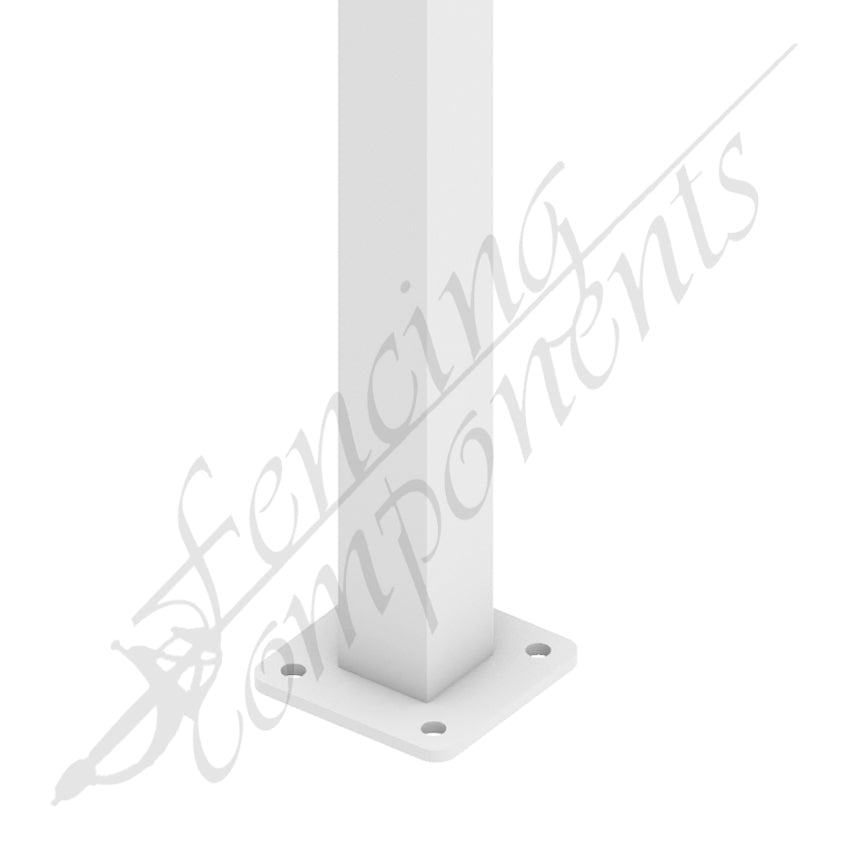 50x50mm Aluminium Post - Frost/Surfmist/Off White