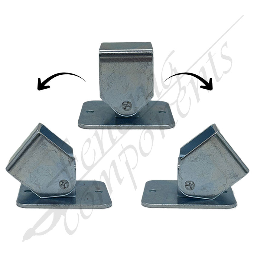 40x40mm Internal Raked Bracket - Horizontal / Vertical