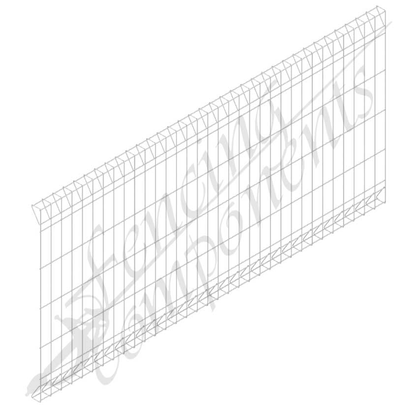 Garden Rolled Top Fence Panel Banksia