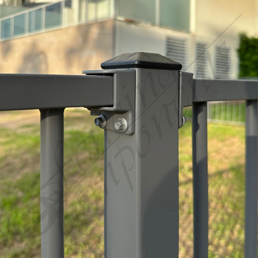 38x25mm Aluminium Fence Bracket (Round Edge)