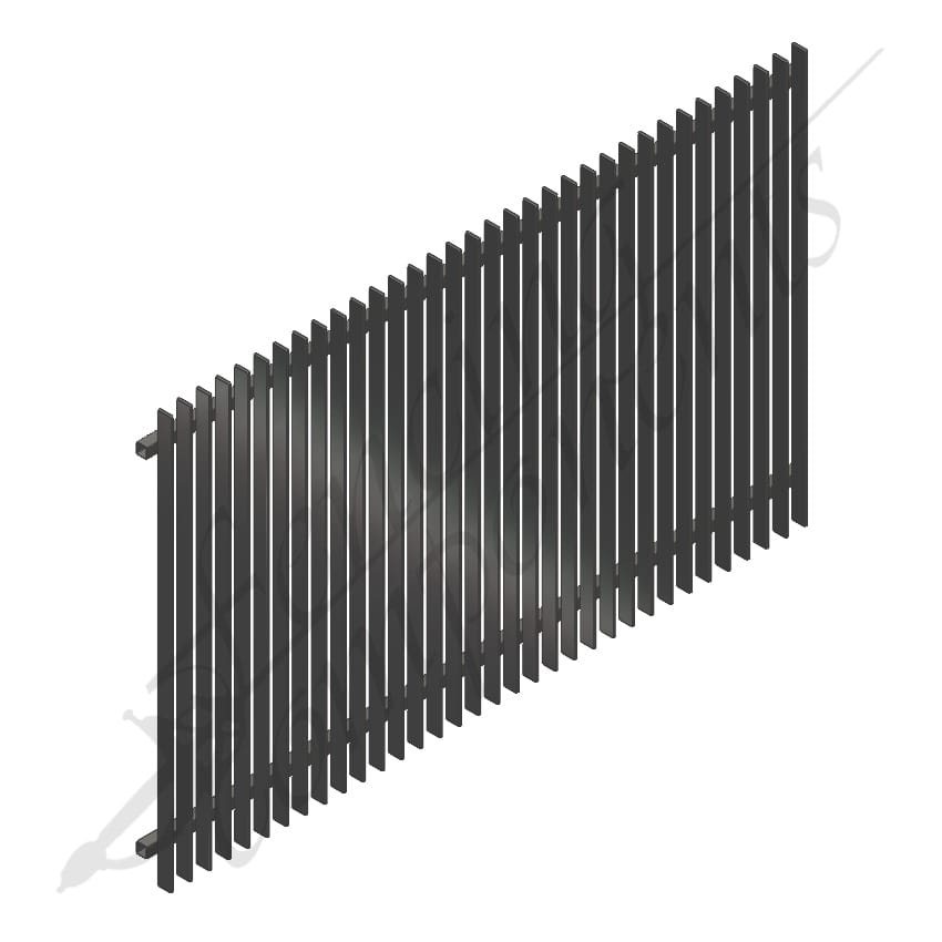 Aluminium 50mm Blade Designer Slat Panel
