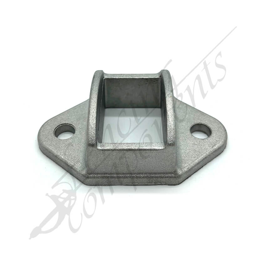 38x25mm Aluminium Fence Bracket - Double Lug T/B