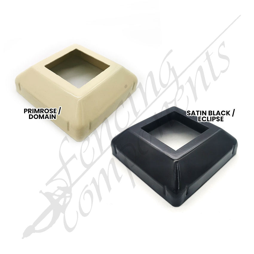 Post Base Cover 50x50mm Peaked Steel