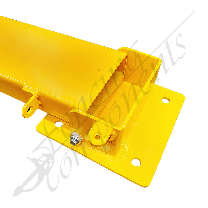 Collapsible Parking Protector Bollard (Yellow) - Pad Lock