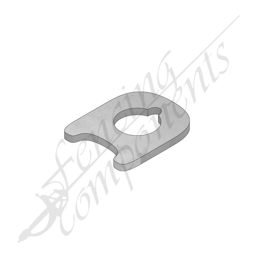 17mm Dia. Drop Bolt Lug, Hot-Dip Galvanized