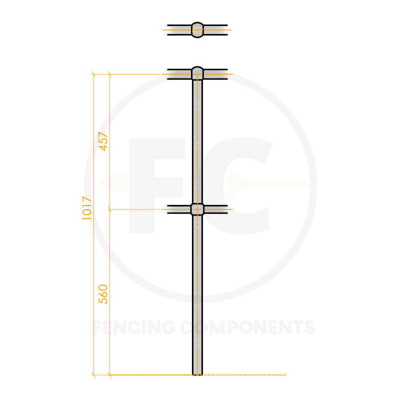 Stanchion - Top Mounted