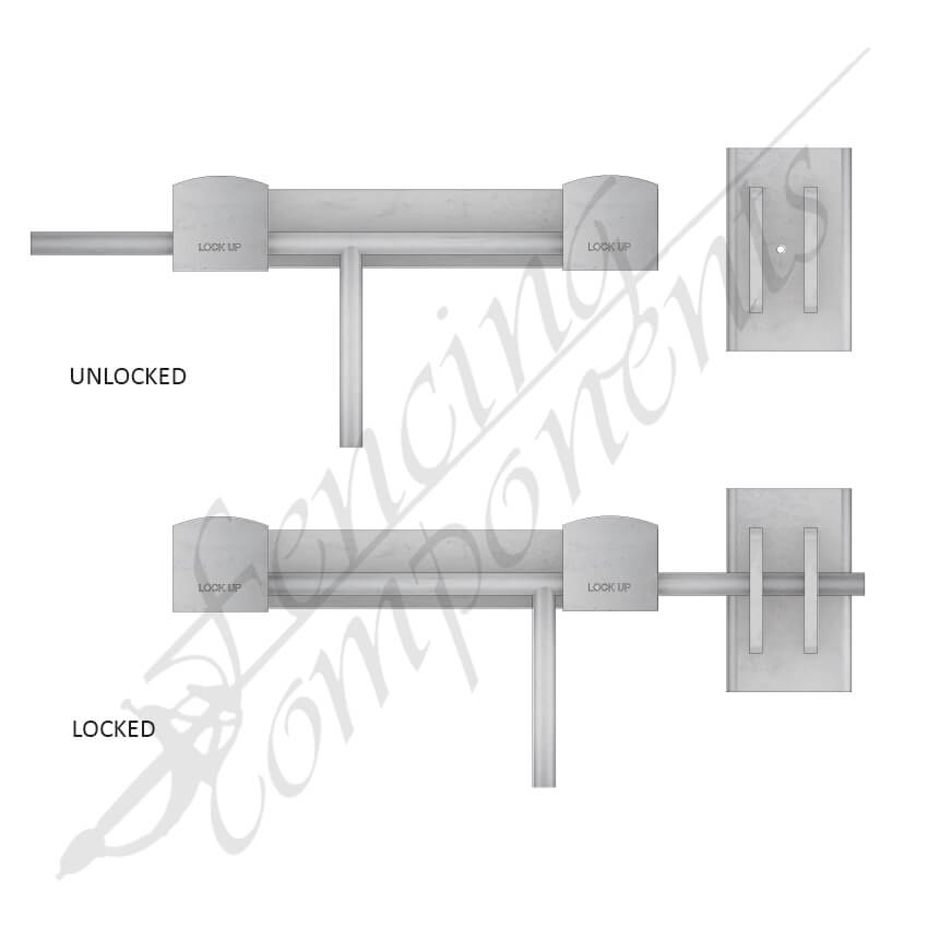 Broadhurst School Lock Kit - Zinc