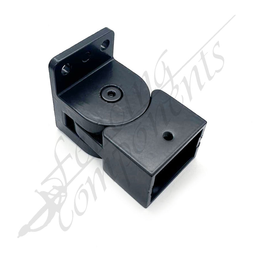38x25mm Aluminium Angled Adjustable Swivel Bracket for Raked/Sloped/Corner Panels