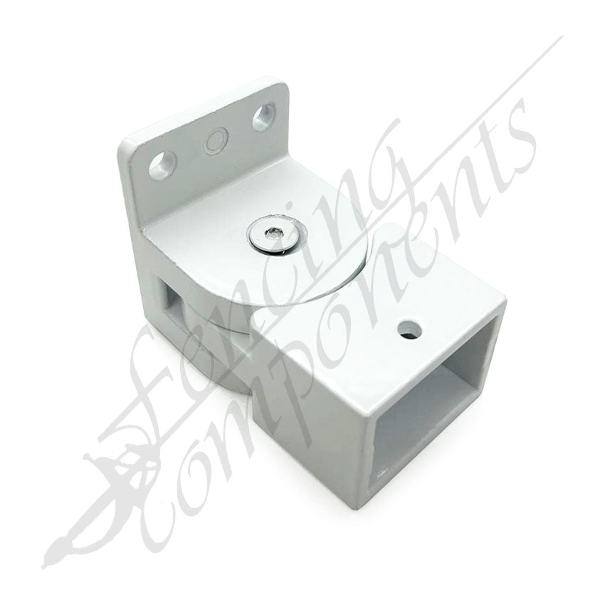 38x25mm Aluminium Angled Adjustable Swivel Bracket for Raked/Sloped/Corner Panels