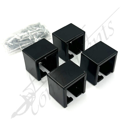 StairFlex© Bracket Kit for Level Panel 4 Brackets/Kit (Satin Black)