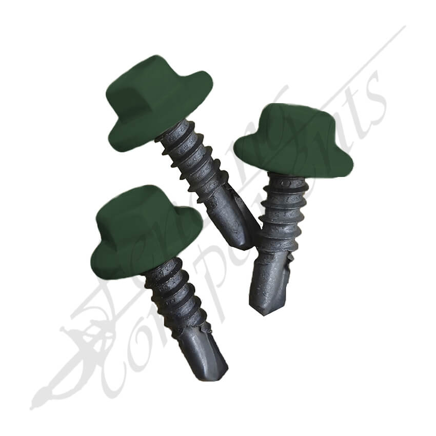 BREMICK Self-Drilling Metal #12-14x20 Gal Hex Tek Screw (100/Bag)
