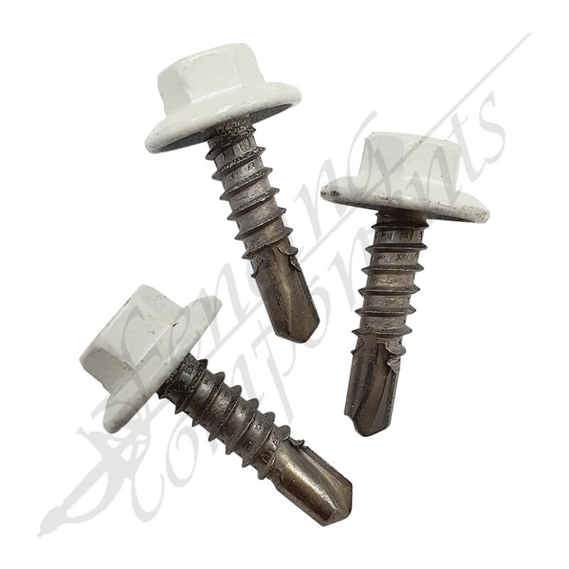 BREMICK Self-Drilling Metal #12-14x20 Gal Hex Tek Screw (100/Bag)