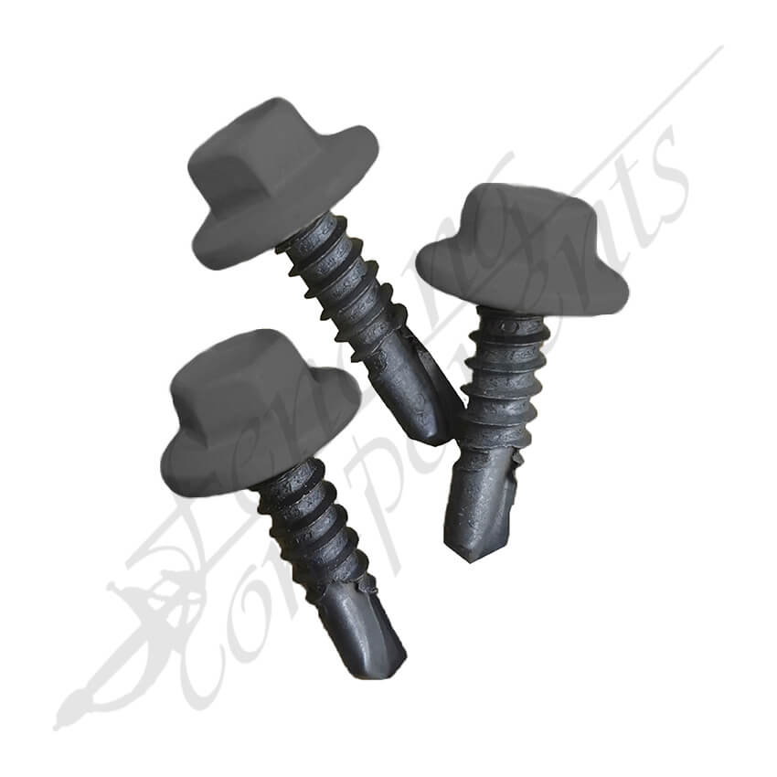 BREMICK Self-Drilling Metal #12-14x20 Gal Hex Tek Screw (100/Bag)