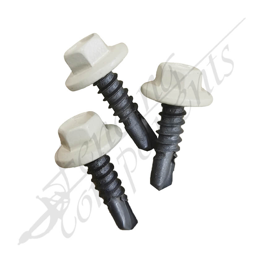 BREMICK Self-Drilling Metal #12-14x20 Gal Hex Tek Screw (100/Bag)