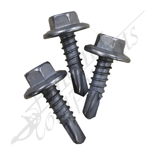 BREMICK Self-Drilling Metal #12-14x20 Gal Hex Tek Screw (100/Bag)