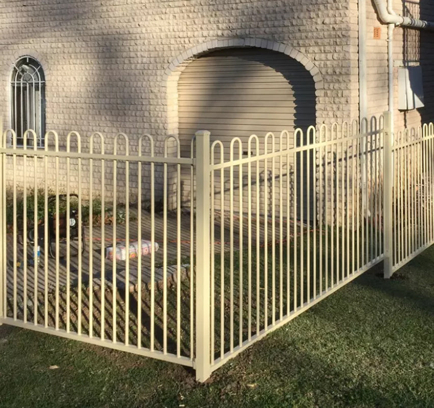Aluminium Deco Loop Top Fence Panel