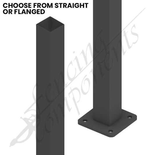 50x50mm Aluminium Post - Monument/Gunmetal Grey/Coke/Monolith