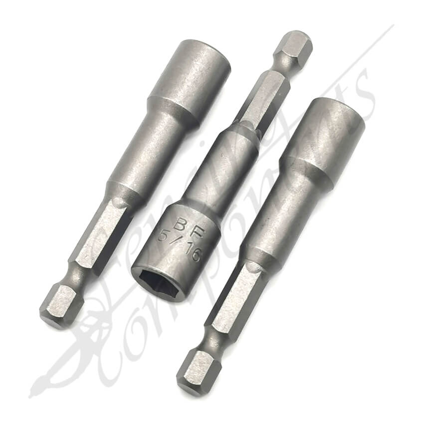 Magnetic HEXAGON SOCKET 5/16 AF x 69mm (SUITS #10 & #12 Tek Screw)
