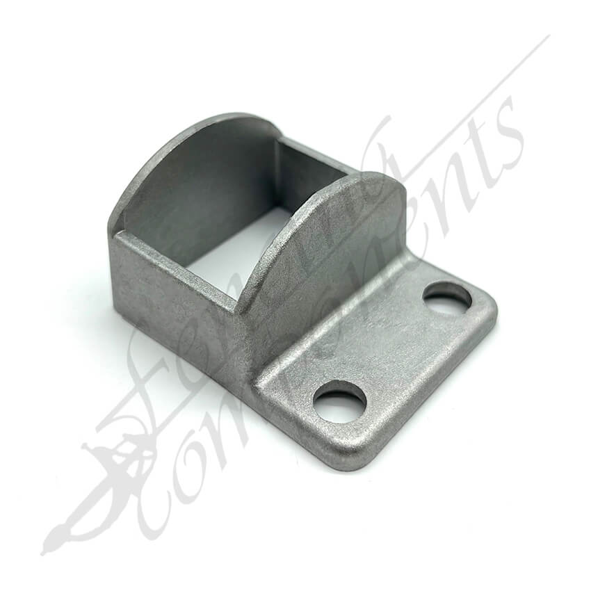 38x25mm Aluminium Fence Bracket (Round Edge)
