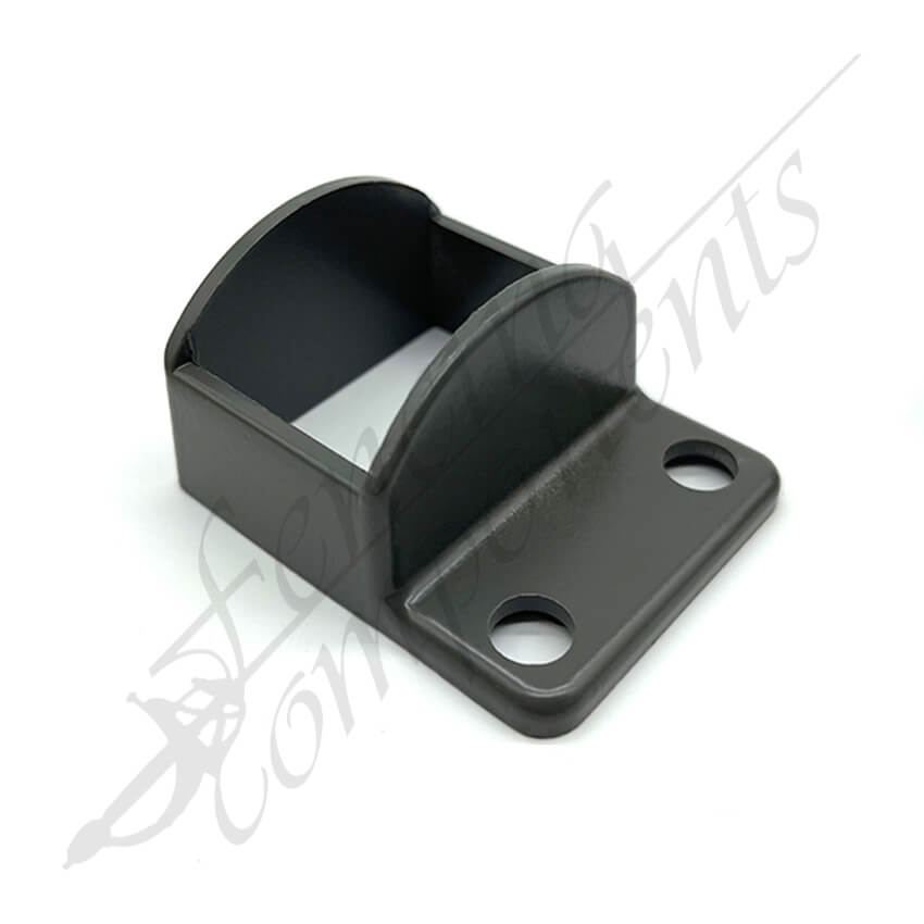 38x25mm Aluminium Fence Bracket (Round Edge)