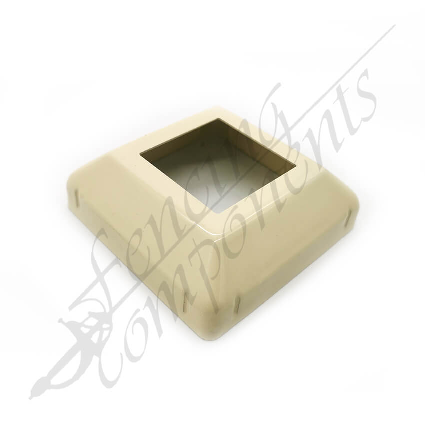 Post Base Cover 50x50mm Peaked Steel