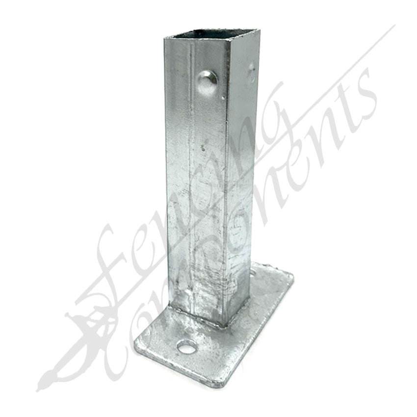 Internal Post Bracket Base 50x50mm HDG