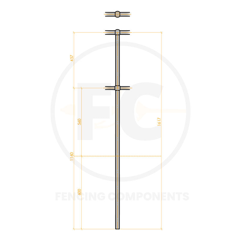 Stanchion - Top Mounted