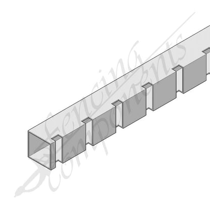 Aluminium Punched - 65x16mm Slotted Blade (50mm Gap)