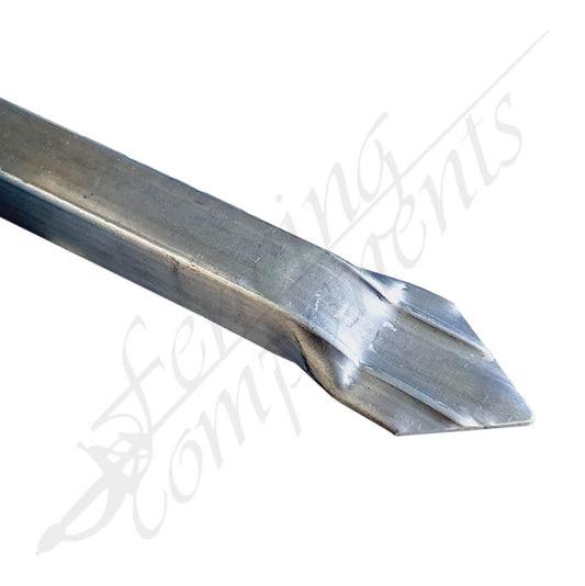 Press Formed Spear 25x25 Aluminium (1.2 * 1800mmL)