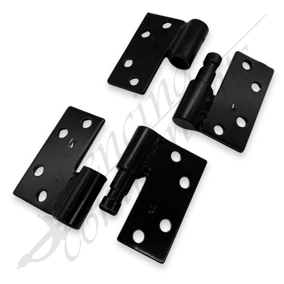Goliath Steel Ball Hinge Heavy Duty Bolt-Bolt Satin Black[SINGLE]