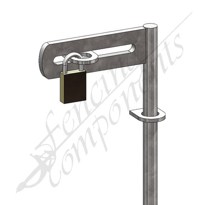 Drop Bolt Flag Pin Long HDG - 16mm dia.