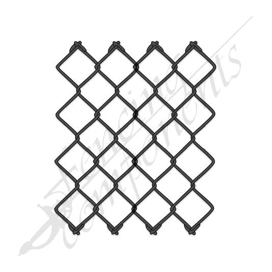 Chainwire Mesh - 25mm Diamond x 2.5mm (Black PVC) KK 1.8H x 10m - SUITABLE FOR GOLF COURSE