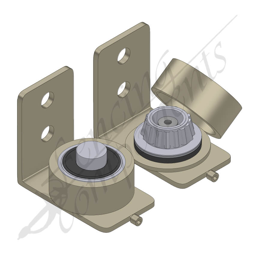 Ball Bearing Swing Gate Punch In Hinges for CHS Round [PAIR]