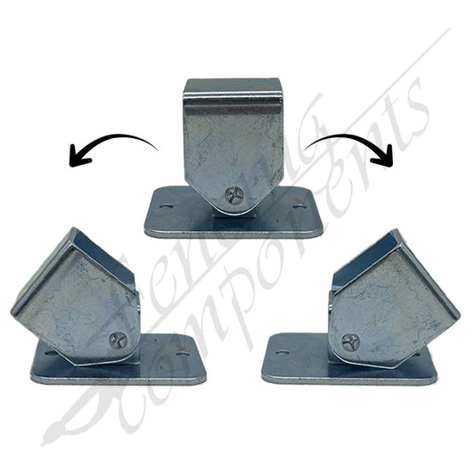 40x40mm Internal Raked Bracket - Horizontal / Vertical