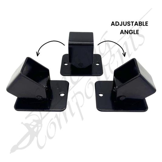 40x40mm Internal Raked Swivel Bracket - Horizontal / Vertical