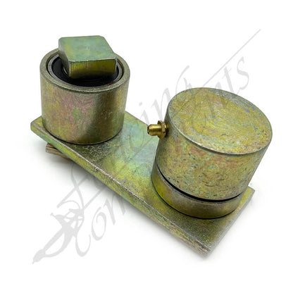 Ball Bearing Swing Gate Punch In Hinges for CHS Round - 47mm Diameter [PAIR]