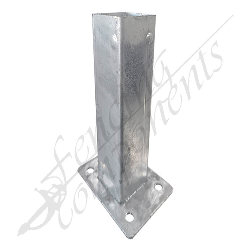 Internal Post Bracket Base 65x65mm HDG