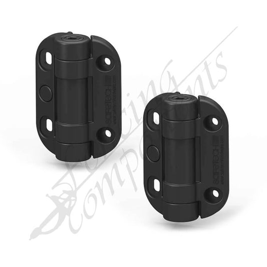 Safetech Adjustable Self Closing Hinges (No Legs) [PAIR]