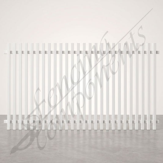 Aluminium Batten Panels & Gates - Surfmist/Frost