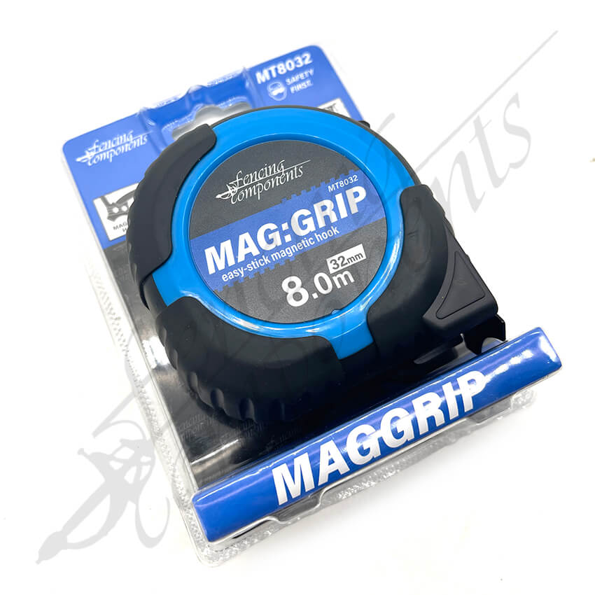 Heavy Duty MagnaLock Measuring Tape - 8 Metre