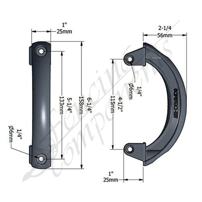 Safetech Polymer Gate Handle