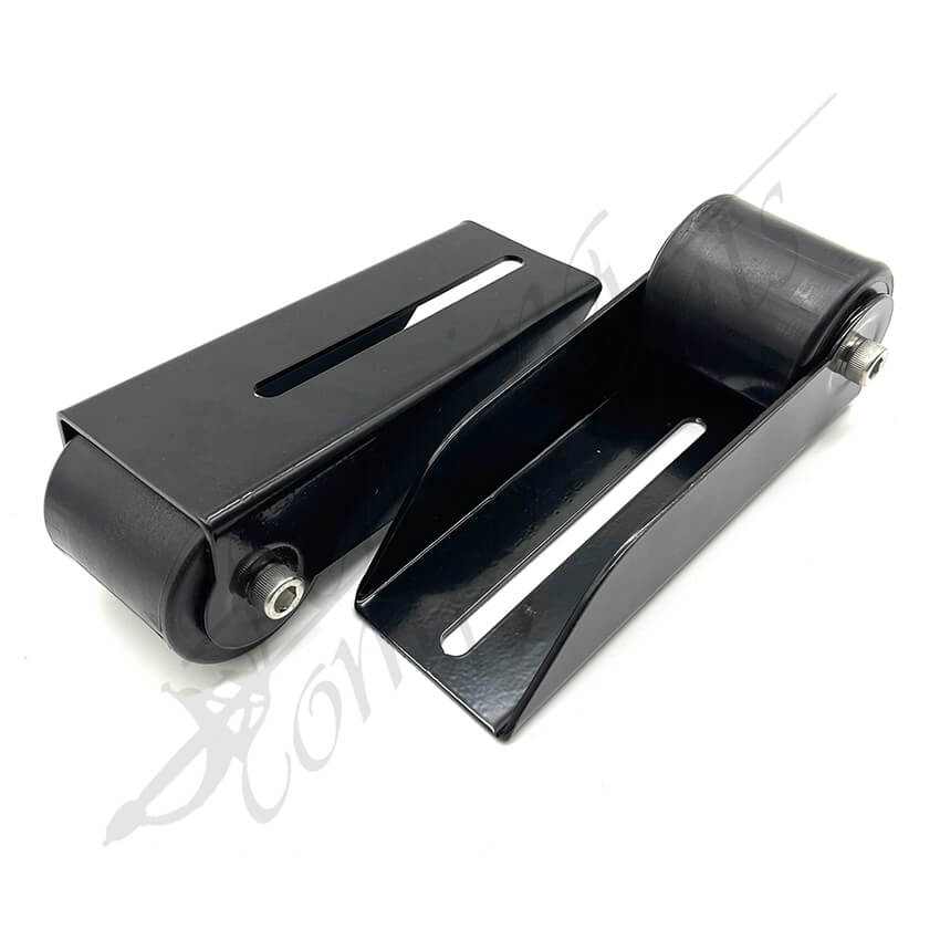 65 Dia x 67mm Nylon Roller Gate Guide with Ball Bearing and RAIN GUARD [PAIR]