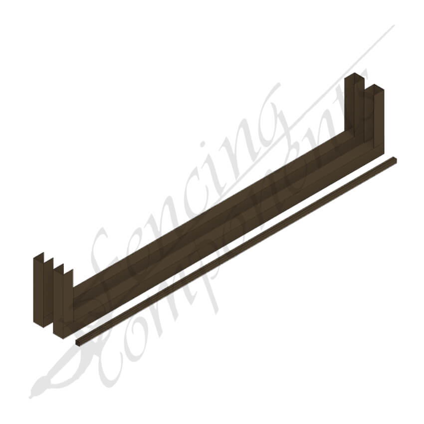 Gate Stile Kit 1800mmH (Estate/ Ironbark) #14