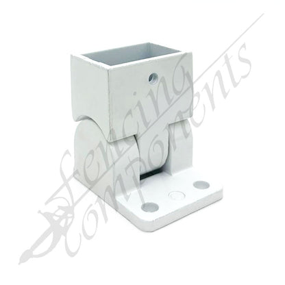 38x25mm Aluminium Angled Adjustable Swivel Bracket for Raked/Sloped/Corner Panels
