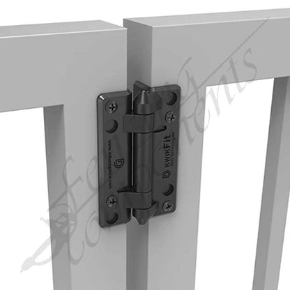 D&D Kwikfit Plain Hinge No Spring [PAIR]