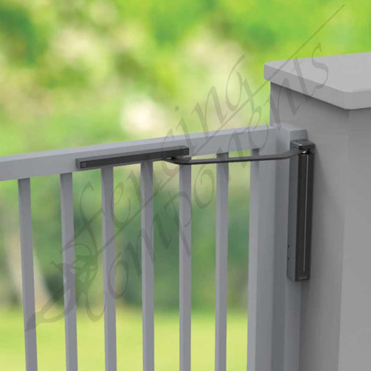 D&D Assa Abloy SlimLine® Hydraulic, Vertical Gate Closer - Self Closing, Adjustable Speed