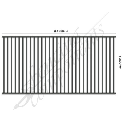 Aluminium Flat Top Panel - Pool Certified - 1200H