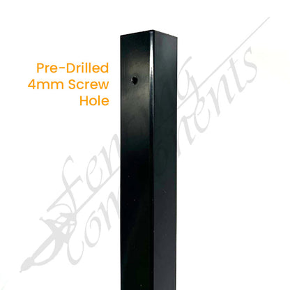 Picket Spear Extention for 25x25mm - Satin Black